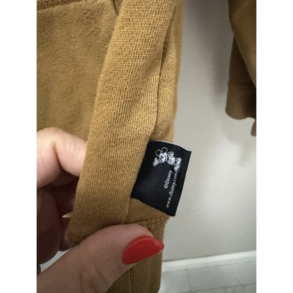 Gap Kids Disney‎ Mickey Brown Maple Brown Sugar Pullover Hoodie Size Small